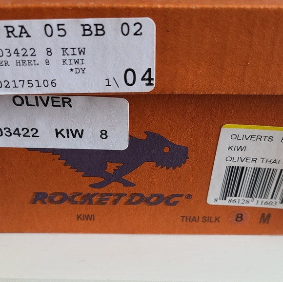 Brand New! Rocket Dog braided silk kiwi heels Size 8 - Picture 4 of 4